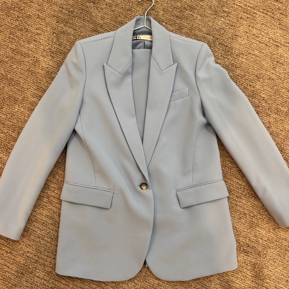 Blue Zara Suit